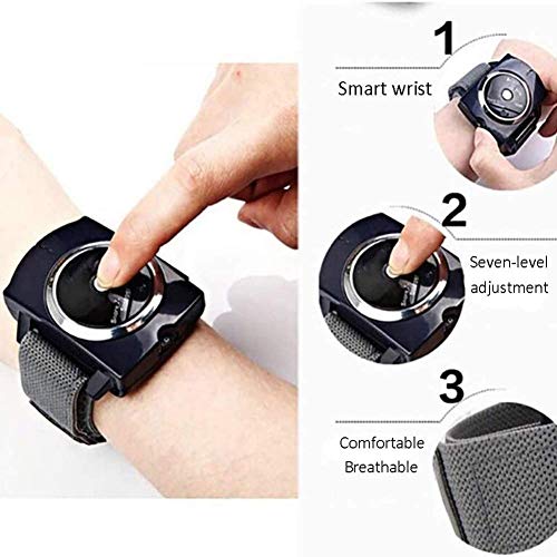 HUWAI-F Ronquidos Soluciones, Smart Snore Stopper, Dispositivos Anti Rronquidos, Antirronquidos Pulsera Reloj Ayuda para Dormir, Alivia Apnea del Sueño, per Man and Woman