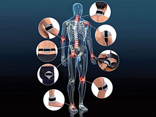 IACER I-Tech Orthomag - Dispositivo de magnetoterapia de baja frecuencia, 2 programas de 75 Hz y 50 Hz, incluye batería, cargador de pared, imán para prueba de emisión, 2 bandas S y L, bolsa y manual