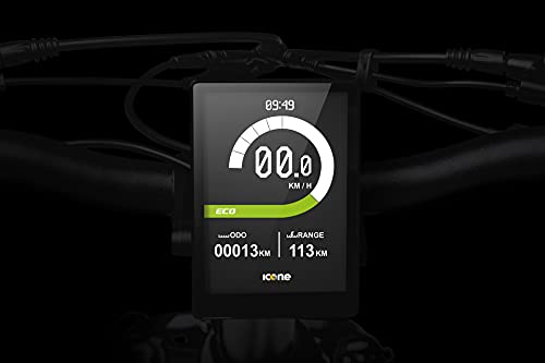 icone Total Deep Black Fat-Bike - Bicicleta eléctrica Plegable con pedaleo asistido 20" 250 W Icon.E iCross X7 Juventud Unisex, no Talla