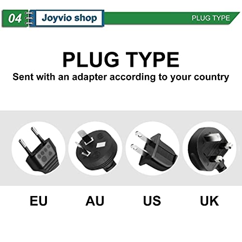 joyvio Cargador de batería de 24 V 5 A con Conector XLR para sillas de Ruedas, Pride Mobility, Jazzy Power Chair, Drive Medical, Golden Technologies, Shoprider, Rascal