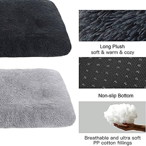 KingMSPG Calming XL - Cama para perro, tamaño grande, mullido y esponjoso, cama ortopédica para perro, tamaño mediano, extraíble, lavable para perros grandes y medianos pequeños