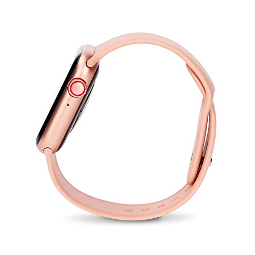 KSIX Reloj Inteligente Urban 2 para Mujer Rosa y Dorado. Smartwatch Táctil 1.75" IPS Impermeable con Bluetooth. Pulsera de Actividad para Android iOS con Podómetro, Pulsómetro y Monitor de Sueño