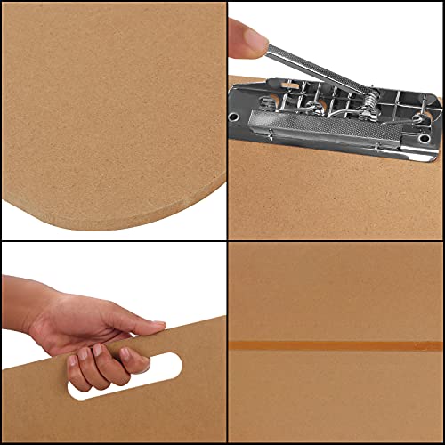 Kurtzy Tablero de Dibujo Grande para Artistas 66 x 58,3 cm - Tablero Madera Portátil con Asa y Dos Pinzas Sujeta Papeles – Pintar, Bocetos y Dibujos – Estudio, Clases de Arte y Oficinas