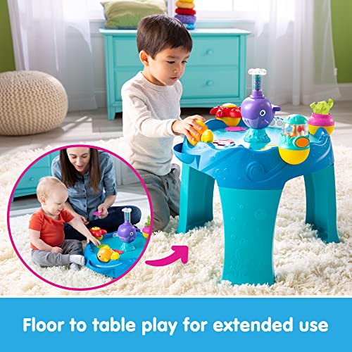 LAMAZE L27192 3 en 1 centro de aertividad, actividad sensorial, mesa de juego para niños con luces y sonidos, juguetes de aprendizaje para niña y bebé, adecuado para 6 meses, 1, 2, 3 años