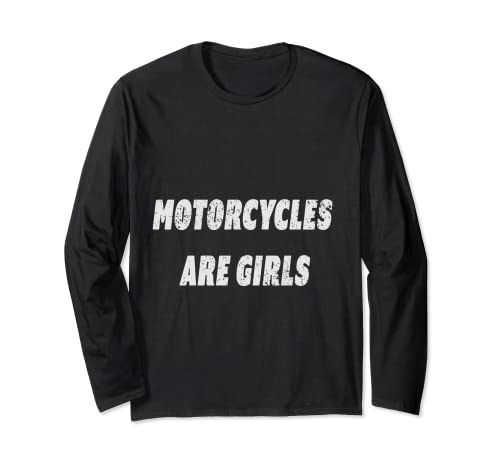 Las ruedas de motor son femeninas. Manga Larga