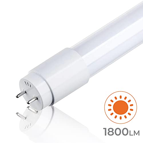 Led Atomant Pack 5X Tubo T8 120cm Standard 18 W, Blanco Frio 6500K, 1800 Lumenes Reales Cebador led Incluido, 5