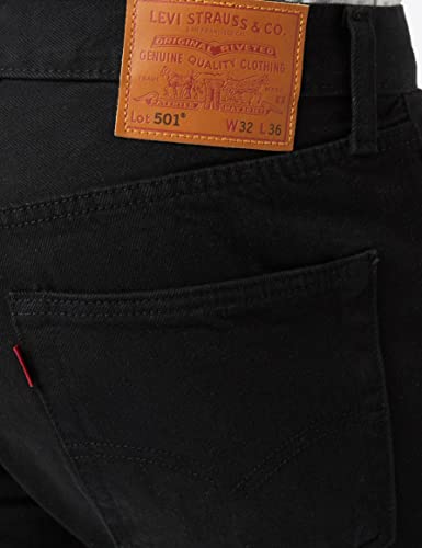 Levi's 501 Original Fit Jeans' Vaqueros, Negro (Black 165), 38W / 34L para Hombre