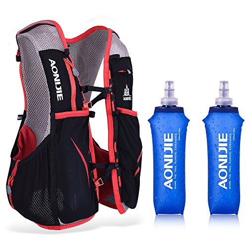 Lixada 5L Vejiga de Agua Mochila, Mochila Hidratación, Running Mochila, Impermeable y Transpirable, para Camping, Marathoner, Correr, Caminar, Escalada, Actividades al Aire Libre