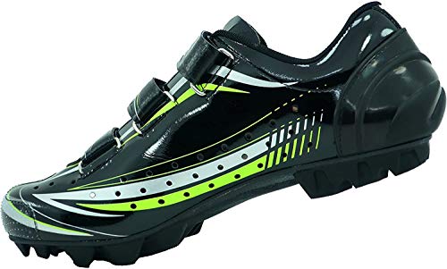 LUCK Zapatilla de Ciclismo Master, con Suela de Carbono y Triple Tira de Velcro para una sujeción (42 EU)