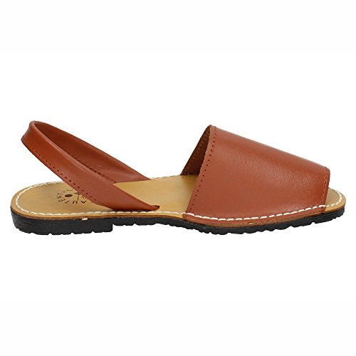 MADE IN SPAIN 969 Menorquinas DE Piel Mujer Sandalias Cuero 39