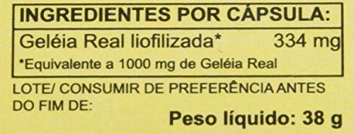 MARNYS Jalea Real Pura 1000mg con Lecitina de Soja Energía Natural 30 Cápsulas