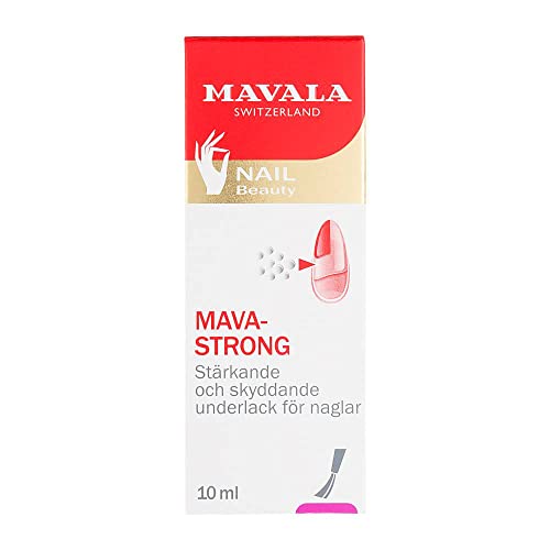 Mavala | Mava-Strong Endurecedor de Uñas | Fortalece las Uñas Quebradizas o Rotas | Base Protectora para Uñas Blandas | 10 ml