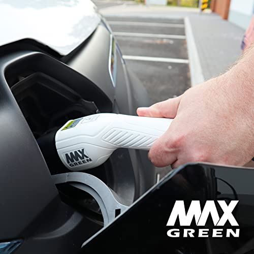 MAX GREEN Cable de Carga para vehículos eléctricos e híbridos enchufables de Tipo 2 a Tipo 2, | 32Amp | Monofásico | Potencia de Salida máxima 7.2KW | 5 Metros |