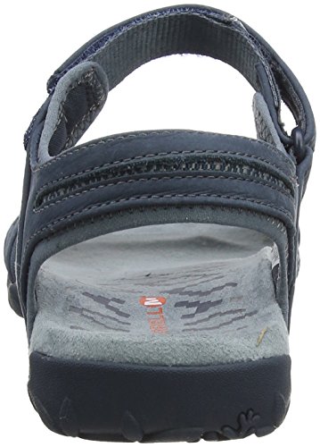 Merrell Terran Cross II, Sandalia con Pulsera Mujer, Gris (Slate), 39 EU