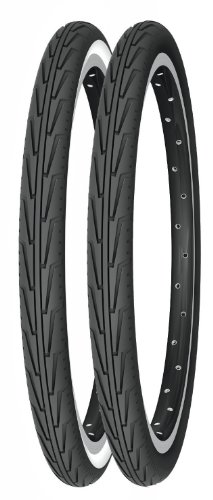 Michelin Diabolo Cubierta Rígida, Rennradreifen City'J, 37-288 (14X1 3/8X1 5/8), Weiãÿ, FA003466033, Blanco, 288-37 (350A)