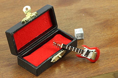 Miniblings Guitarra electrica Guitarra electrica Broche de Guitarra Guitarrista Cinta + Red Box - Joyas Hechas a Mano Moda Boton i Pin prendedores