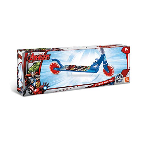 MONDO-18009 Patinete Avengers, Multicolor, Manillar es Ajustable en Diferentes Alturas de 72 a 76,5 cm (18009)