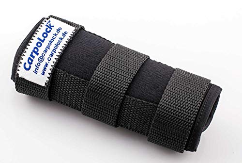 NATURE PET - Vendaje de la articulación carpometacarpiana de Perro para Deporte/Vendaje de Soporte para Perros CarpoLock Sport - Negro - XL