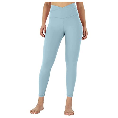 NP Pantalones para Mujer Cross Cintura Leggings de Yoga con Ejercicios internos