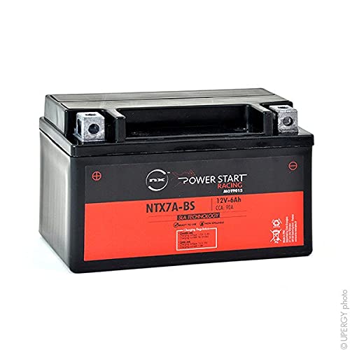 NX - Batería Moto YTX7A-BS / NTX7A-BS 12V 6Ah