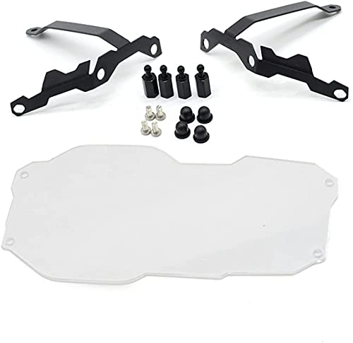 one by Camamoto cod 77280321 Funda, Protector de Faro Compatible para BMW 1200 GS R1200GS Adventure 2014-2020 R 1250 GS R1250GS ADV 2018-2020 (Transparente)