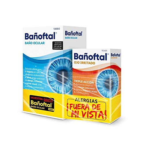 PACK ANTI IRRITACIÓN OCULAR BAÑOFTAL BAÑO OCULAR 40 ML+ BAÑOFTAL OJO IRRITADO 10ML