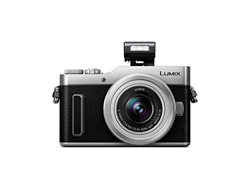 Panasonic Lumix G DC-GX880KECS - Cámara EVIL de 16 MP (M4/3, pantalla táctil abatible, Tecnología DFD, WiFi, 4K, tamaño bolsillo) - kit con objetivo Lumix Vario 12-32mm / F3.5-5.6, color negro y plata