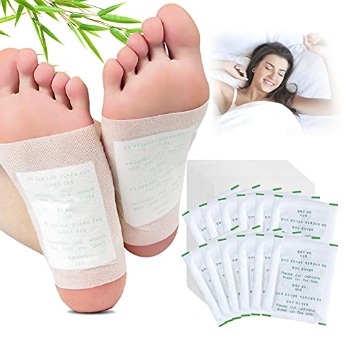 Parches Detox para Pies,Kapmore Parches Desintoxicación Desintoxicantes 100 PCS para Eliminar Toxinas Corporales1