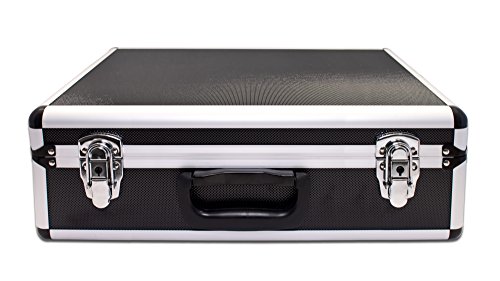 PeakTech 7310 - Estuche Universal para Dispositivos de Medición, Robusto, Almacenamiento de Herramientas, Relleno de Espuma, con Cerradura, Protección Contra El Polvo, Xl - 460 x 330 x 150 mm