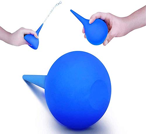 Pera de goma, Limpiador de Oídos, Removedor de Cera de Oído, bola de limpieza de goma, Ear Wax Removal Tool, Para bebés, jóvenes y adolescentes adultos (azul, 90ml)