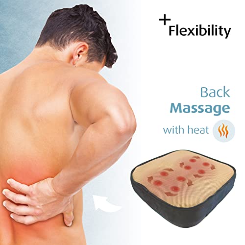 prorelax 12119 Shiatsu - Masajeador de pies con función de calor conmutable, saco extraíble, masaje de puntos de presión