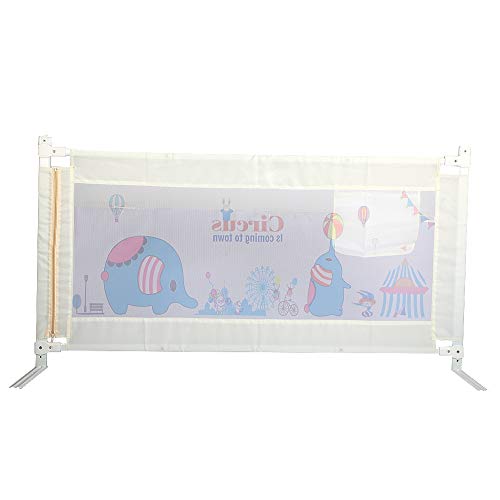 Protección de Cama para Niño Barandilla de La Cama Guardia de Seguridad para Niños, Barrera de Cama para bebé Protección contra caídas portátil y Extensible,180cm