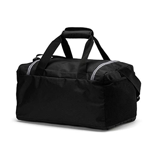 Puma Fundamentals Sports Bag M, Bolso Unisex Adulto, Gris Black, OSFA