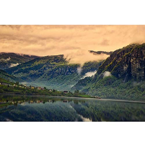 Puzzles de rompecabezas para adultos Pequeña ciudad paisaje natural de rompecabezas rompecabezas de madera de los Hijos Amigos Adultos 500- 6000 Piezas Juguetes educativos de alta dificultad Inicio Ar