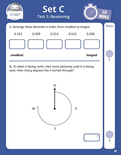 Quick test maths activities for children ages 9-10 (Year 5). Perfect for Home Learning. (10 Minute SATs Tests)