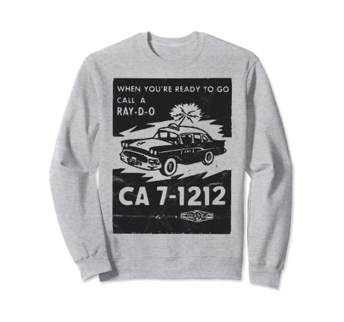 Radio Car / Vintage Taxi / Film Noir Style / Old Hollywood Sudadera