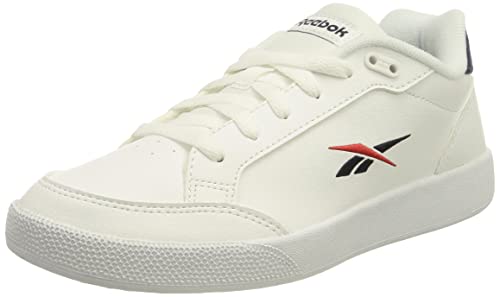 Reebok Smash Syn, Zapatillas de Tenis Unisex Adulto, FTWR White/Vector Navy/Vector Red, 45.5 EU