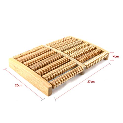 Rodillo masajeador HEALIFTY de 7 filas de ruedas para relajarse, masajeador de alivio y dolor de arco de espolón de pies