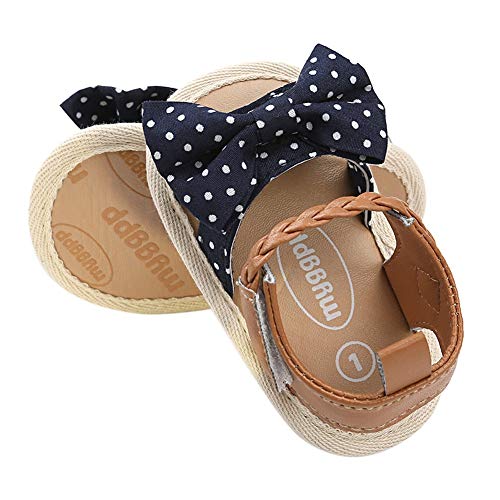 Sandalias de Verano para bebé niñas Suave Antideslizantes de Verano Sandalias de Playa Zapatos para Primeros Caminantes