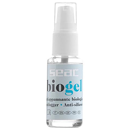 SEAC Biogel Antifog 30ml, Spray antivaho para máscaras y gafas de natación