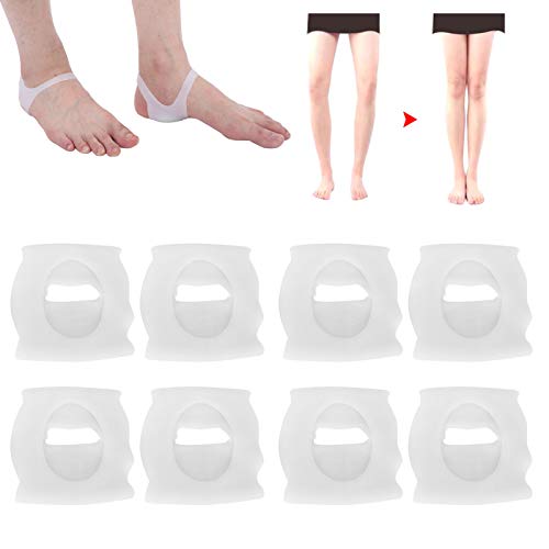 Soporte de arco, material SEBS Buena estabilidad Corrección del valgo del pie Elasticidad para pie para mujeres Hombres(white)