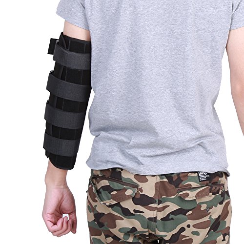 Soporte de Codo de extremidades Superiores, Soporte de férula para Brazo, Manga de compresión, Soporte de Codo, Mangas de Brazo para golfistas, Tratamiento de Codo para tendinitis(S)