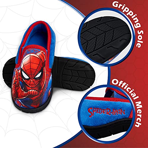 Spiderman Zapatillas Casa Niño, Zapatillas Niño con Suela Antideslizante, Merchandising Oficial Regalos para Niños (Rojo, 28 EU, numeric_28)