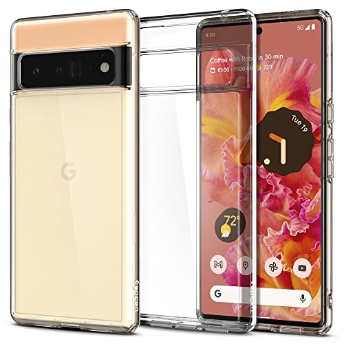 Spigen Funda Ultra Hybrid Compatible con Google Pixel 6 Pro - Transparente