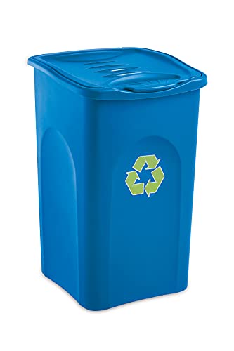 Stefanplast – Cubo de Basura, 50 L, Capri Azul