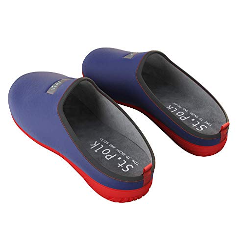 St.Polk® Zapatillas de Estar en casa Hombre/Mujer con Plantilla Extraible Slippers Pantuflas Fabricadas en España Original Unisex Invierno/Verano máxima Comodidad (Azul, Numeric_38)