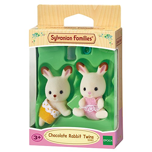 Sylvanian Families- Chocolate Rabbit Twins Mini muñecas y Accesorios, Multicolor (Epoch para Imaginar 5080)