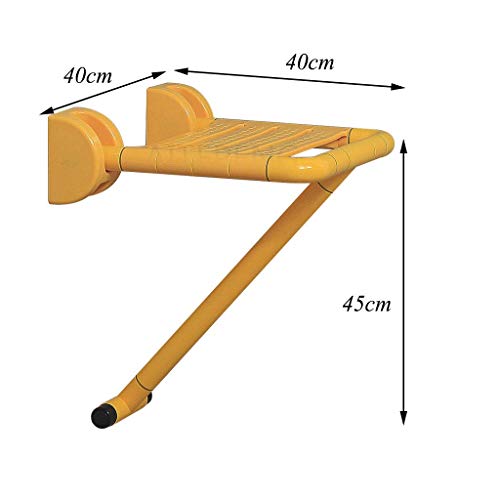 SYXBXZ Asiento de bañera Asiento de Ducha Plegable de Acero Inoxidable para Personas Mayores, Accesibilidad Asientos de Ducha para discapacitados para Adultos Ayuda para discapacitados