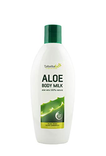 TABAIBA Body Milk Aloe Vera, Crema hidratante de Aloe Vera, 250 ml