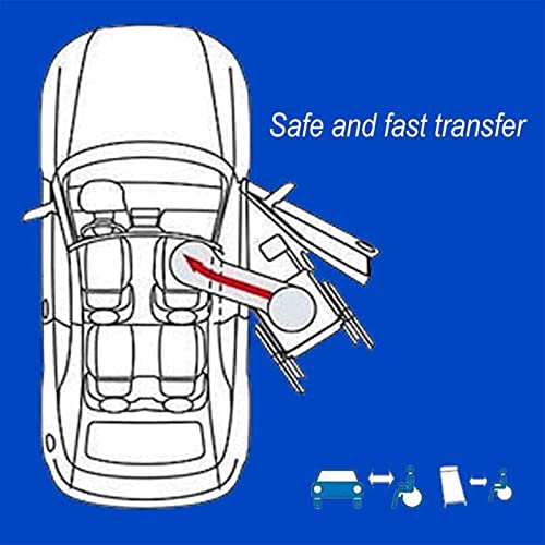 Tabla de transferencia, tabla de transferencia giratoria para silla de ruedas, ayuda de transferencia para personas mayores o discapacitadas, tabla de transferencia deslizante de plástico ABS